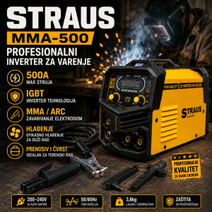 Aparat za varenje Straus MIG/MMA 500A / Kombinovani / CO2 / Elektroda
