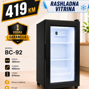 Rashladna vitrina za pice i kolace BC 92