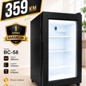 Rashladna vitrina za piće i kolače BC 58